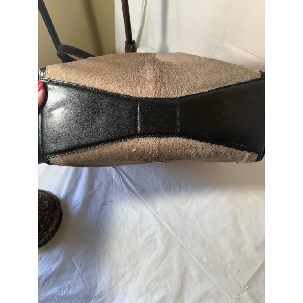 Kate Spade Madison Avenue Collection hair on Leather Tote boho western